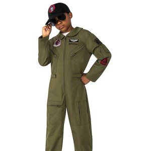 Kids Top Gun Maverick Jumpsuit Costume